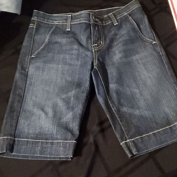 David Kahn Jeanswear Bermuda Denim Jean Shorts Size 27 - Picture 1 of 10